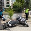 Aydın'da iki motosikletin çarpıştığı kaza güvenlik kamerasında 
