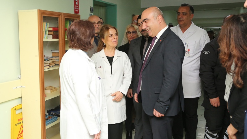 İzmir İl Sağlık Müdürü Kul'dan hastaneye ziyaret