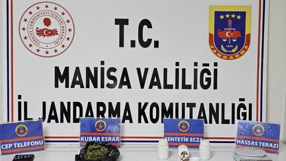 Salihli'de uyuşturucu ticareti yaptığı gerekçesiyle yakalanan şüpheli tutuklandı