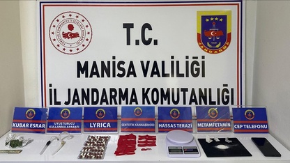 Salihli'de uyuşturucu ticareti yapan zanlı suçüstü yakalandı