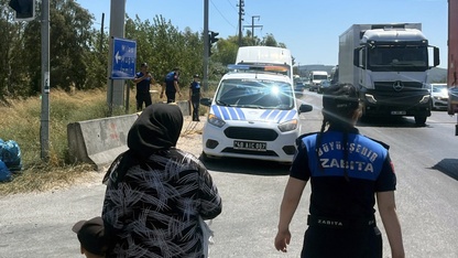 Muğla'da zabıta dilencilik yapanlara yönelik çalışma yaptı