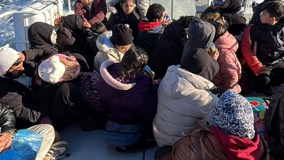 Muğla'da 44 düzensiz göçmen kurtarıldı, 33 düzensiz göçmen yakalandı