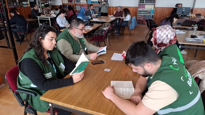 Kütahya'da kitap okuma etkinliği yapıldı