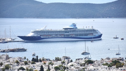 Bodrum'a "Marella Discovery 2" kruvaziyeriyle 1722 yolcu geldi