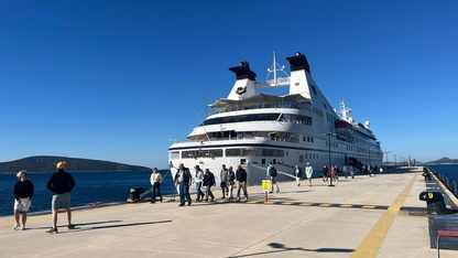 Bodrum'a "Star Legend" kruvaziyeriyle 247 turist geldi