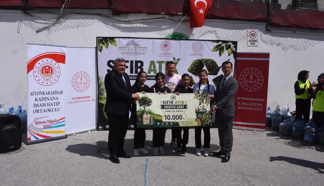 Afyonkarahisar'da "Atık Pil Toplama Ödül Töreni" düzenlendi