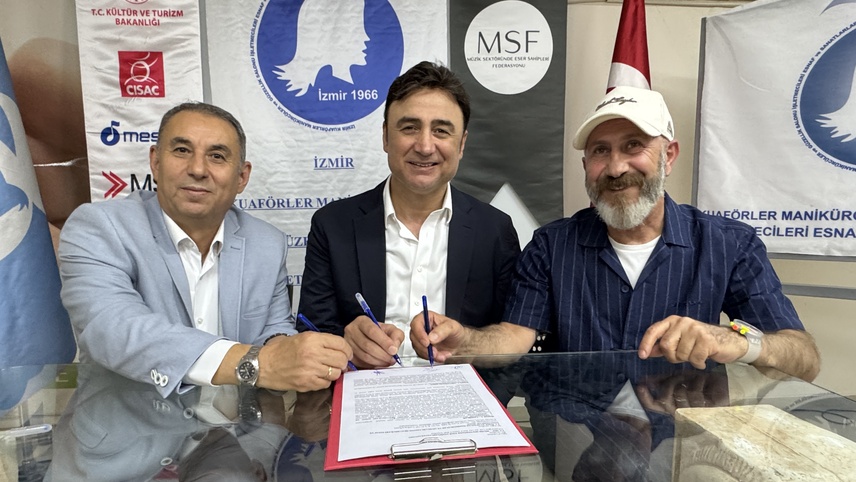 İzmir'de kuaförler ve güzellik salonları için müzik lisans protokolü imzalandı