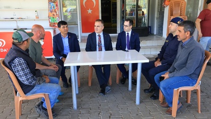 Muğla Valisi Akbıyık, Ula'da vatandaşlarla buluştu