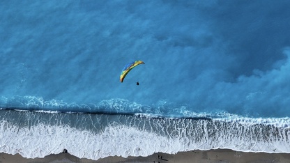 Fethiye'deki Babadağ'dan geçen yıl 194 bin 613 kişi yamaç paraşütüyle uçtu
