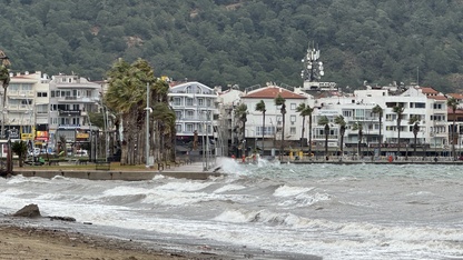 Muğla'da fırtına etkili oluyor