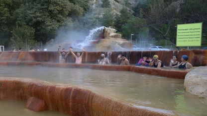 Pamukkale'de yeni turizm sezonu termal yoğunlukla başladı