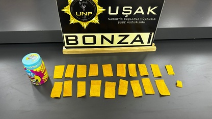 Uşak'ta uyuşturucu operasyonunda yakalanan 3 zanlı tutuklandı