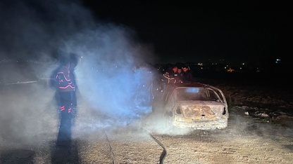 Uşak'ta yanan otomobilde ceset bulundu