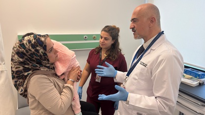 Evinde çıkan yangında vücudu yanan 2 yaşındaki Meryem, "hassas" tedaviyle iyileşti