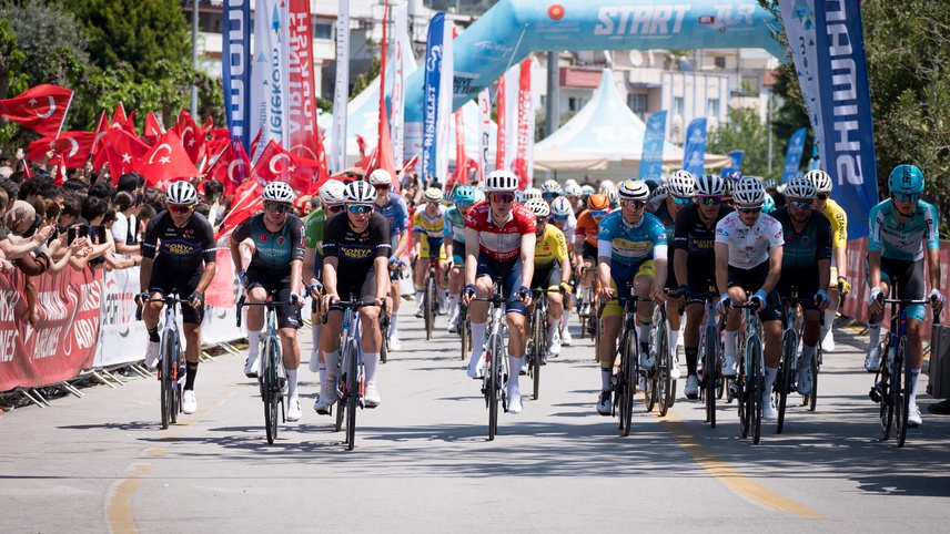 61. Cumhurbaşkanlığı Türkiye Bisiklet Turu'nda Aydın-Marmaris etabı başladı