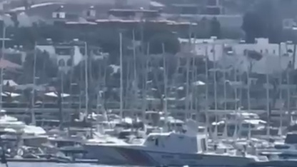 Bodrum'da motoryatta çıkan yangın söndürüldü