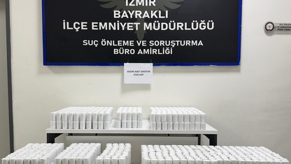 İzmir'de 102 bin 596 uyuşturucu hap ele geçirildi