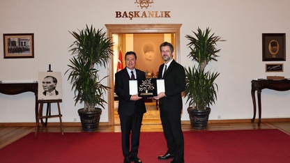 Macaristan'ın Ankara Büyükelçisi Matis, Muğla Büyükşehir Belediye Başkanı Aras'ı ziyaret etti