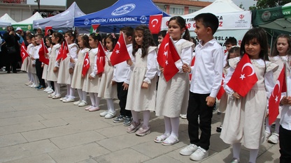 Kütahya’da 4-6 yaş grubu Kur’an kursu minikleri için yılsonu etkinliği yapıldı