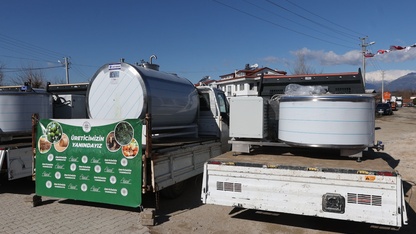 Muğla'da süt üreticilerine soğutma ve transfer tankı ile jeneratör desteği verildi