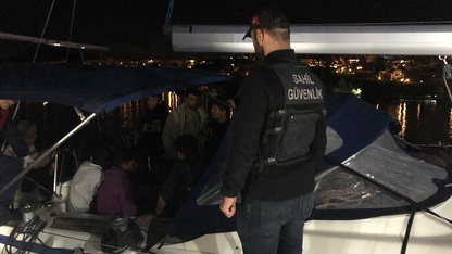 Muğla açıklarında 106 düzensiz göçmen yakalandı