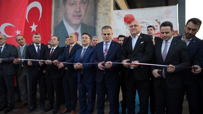 Muğla'da hat, tezhip ve ebru eserlerinden oluşan sergi açıldı