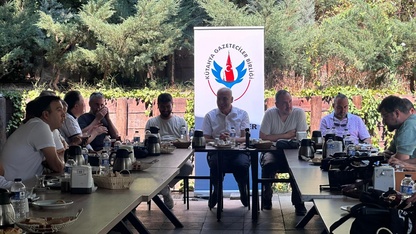 Kütahya Gazeteciler Birliği, basın mensuplarıyla bir araya geldi