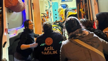 Aydın'da kamyonetin çocuğa çarpması güvenlik kamerasında