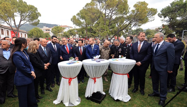 Muğla'da bayramlaşma töreni yapıldı