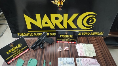 Turgutlu'da uyuşturucu operasyonunda yakalanan 3 şüpheli tutuklandı