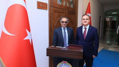 Kuveyt'in Ankara Büyükelçisi Adwani Muğla Valisi Akbıyık'ı ziyaret etti