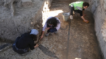 Herakleia Antik Kenti'nin Roma hamamı gün yüzüne çıkarılıyor