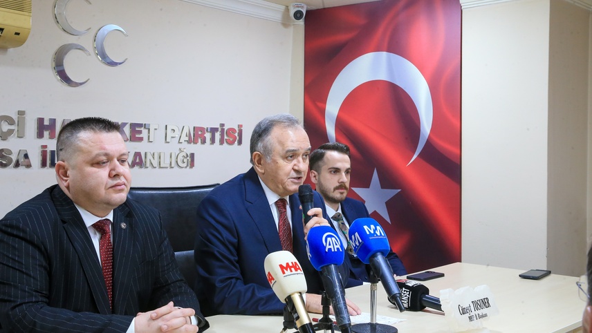 MHP Grup Başkanvekili Akçay, Manisa'da bayramlaşma programında konuştu: