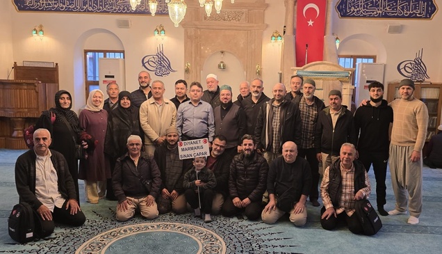 Marmaris'te şevval umresi kafilesi dualarla uğurlandı