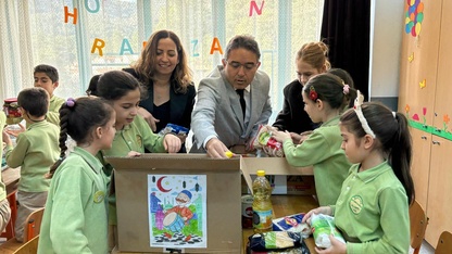 Marmaris'te ilkokul öğrencilerinden "Maarifin Kalbinde Ramazan" etkinliği