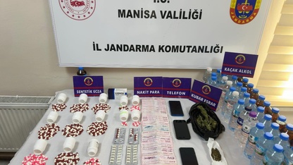 Alaşehir'de uyuşturucu operasyonunda 2 şüpheli yakalandı