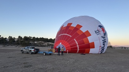 Frigya'da sıcak hava balonu uçuşları artıyor 