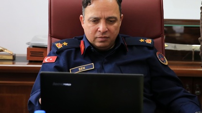 Manisa İl Jandarma Komutanı Tuğgeneral Şen, AA'nın "Yılın Kareleri" oylamasına katıldı