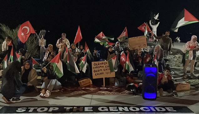 Aydın'dan  Küresel Sumud Filosu'na destek