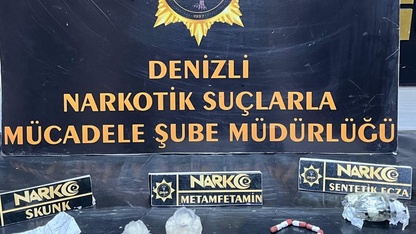 Denizli'de uyuşturucu operasyonunda 3 tutuklama