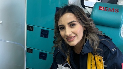 Afyonkarahisar'da hastaneye götürülen hamile kadın ambulansta doğum yaptı