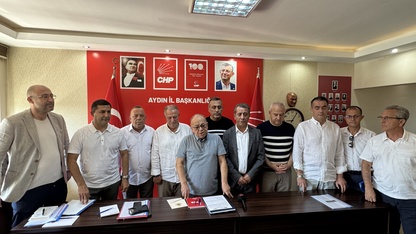 CHP Aydın İl Başkanı Saatçı, belediye başkanlarıyla toplantı yaptı