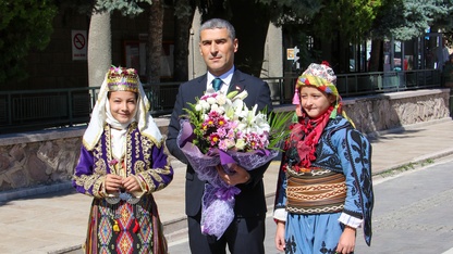 Uşak Valiliğine atanan Naci Aktaş görevine başladı