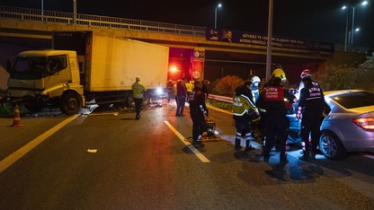 Aydın'da kamyonla çarpışan otomobilin sürücüsü öldü