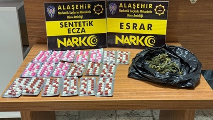 Alaşehir'de uyuşturucuyla yakalanan şüpheli tutuklandı