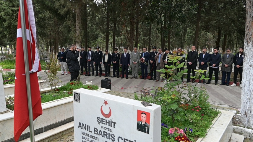 Turgutlu'da Türk Polis Teşkilatının kuruluş yıl dönümü dolayısıyla şehitler anıldı