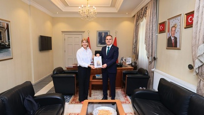 İngiliz Büyükelçi Morris, Muğla Valisi Akbıyık'ı ziyaret etti