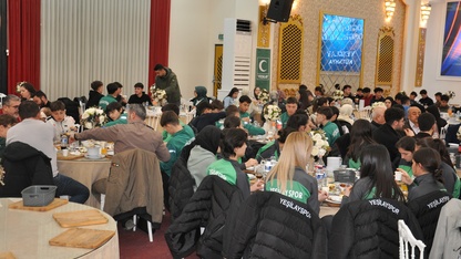 Kütahya'da Yeşilay gönüllüleri iftar programında buluştu