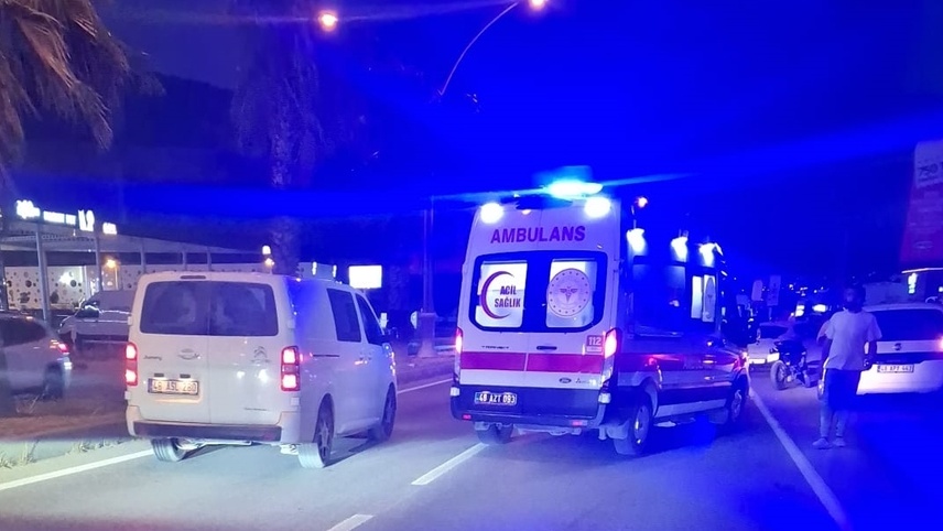 Muğla'da motosikletin çarptığı yaya hayatını kaybetti