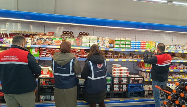 Afyonkarahisar'da ramazan ayı öncesi marketlerde denetim yapıldı